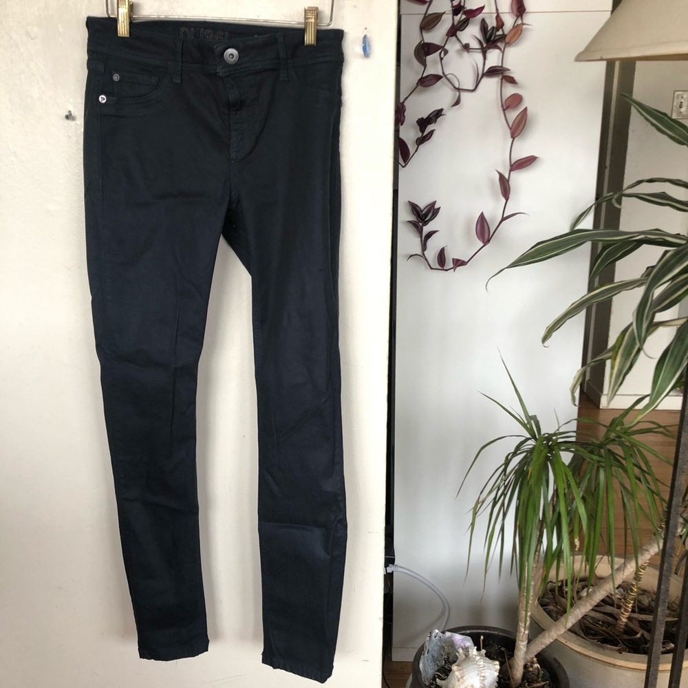 DL1961 Florence Instasculpt Coated Skinny Jean 28 - Picture 6 of 11